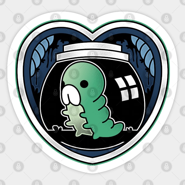 Grub Love Emblem Sticker by Lagelantee